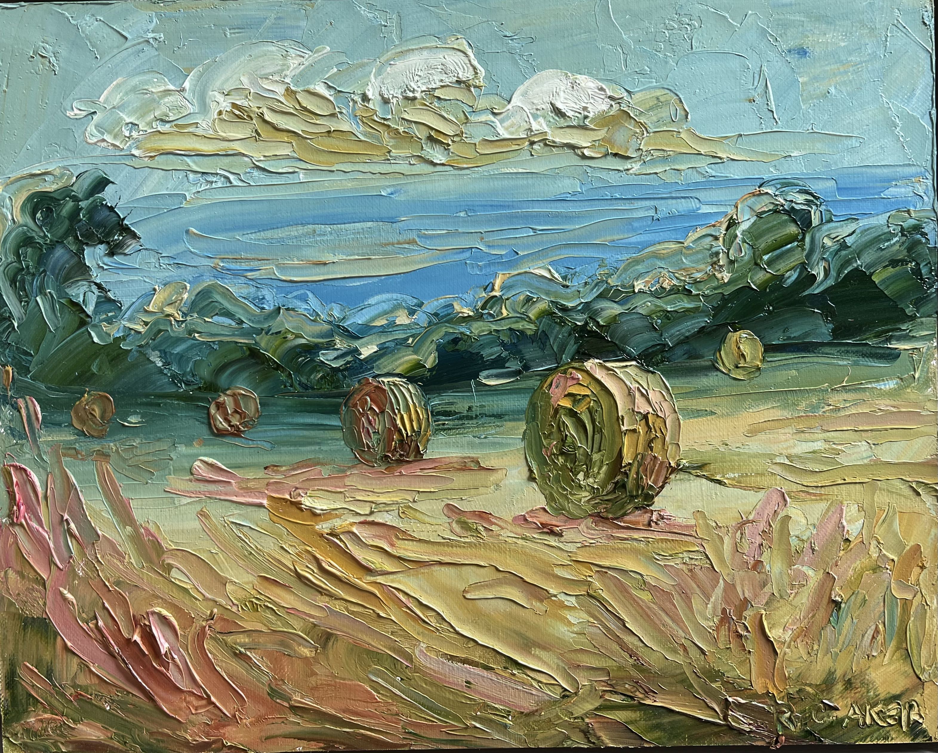 Cotswold Bales I by Rupert Aker