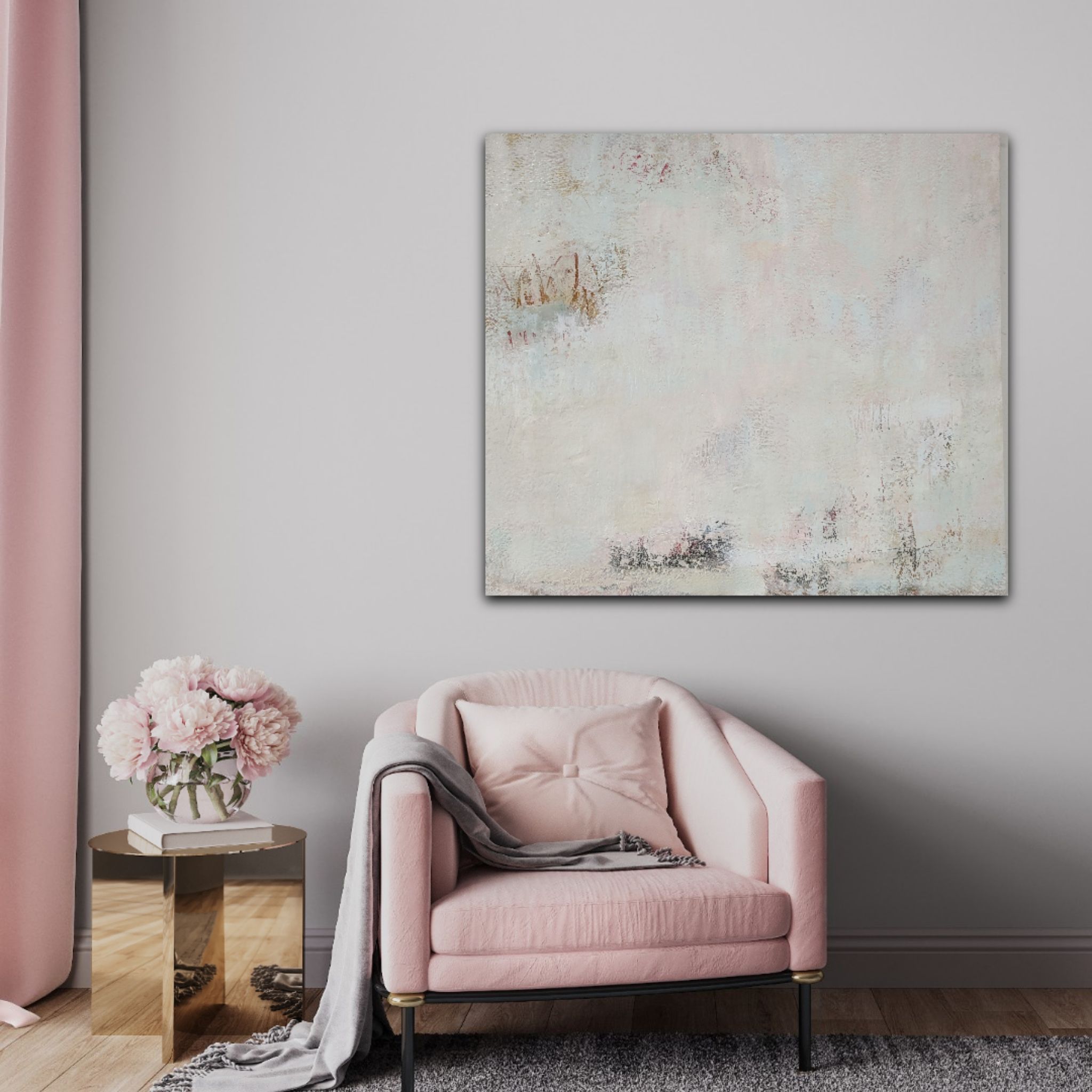 Rosy Granite Coast (II) by Mary Scott - Secondary Image