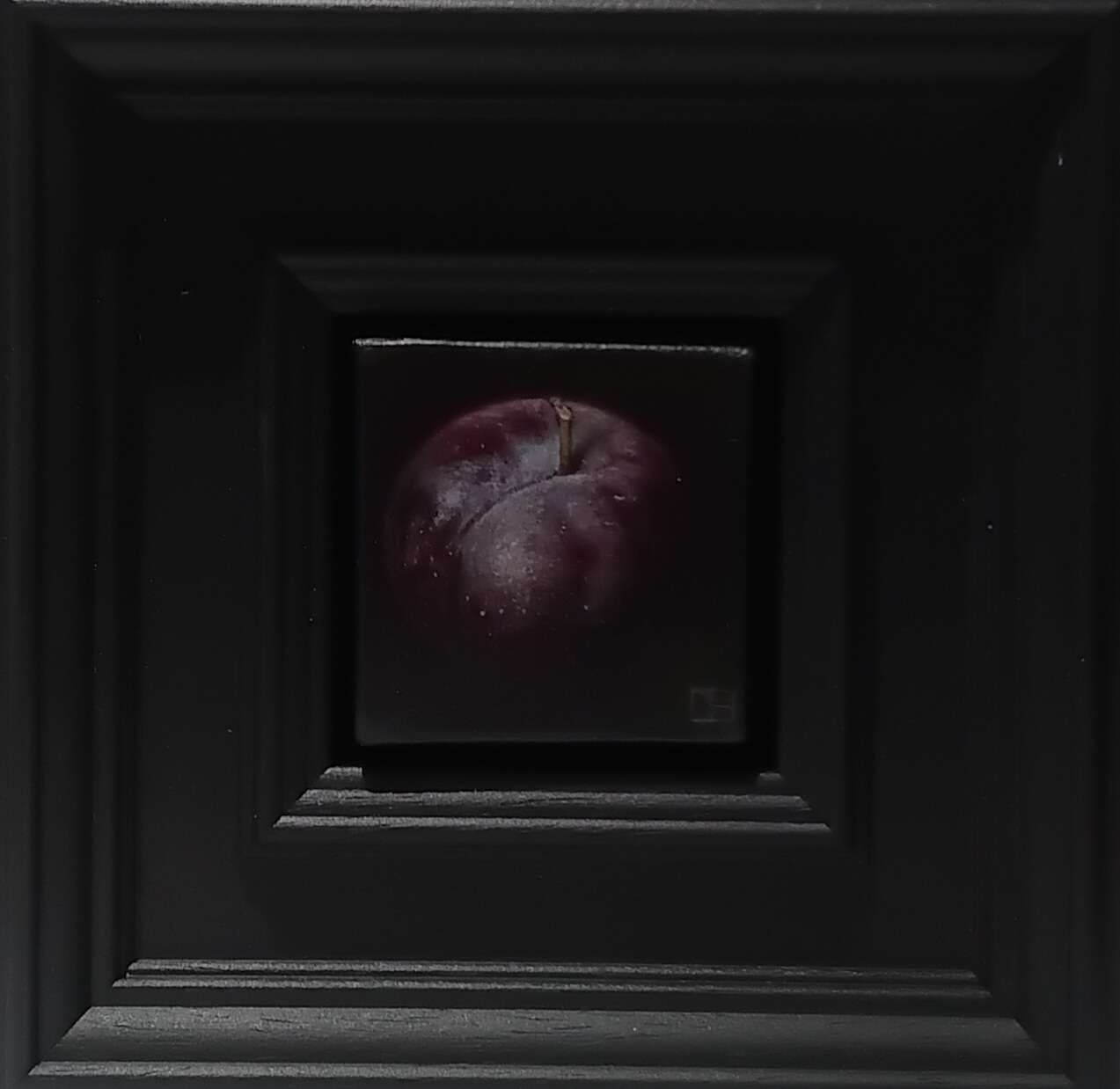 Plum Juicy Purple Pocket Painting  by Dani Humberstone