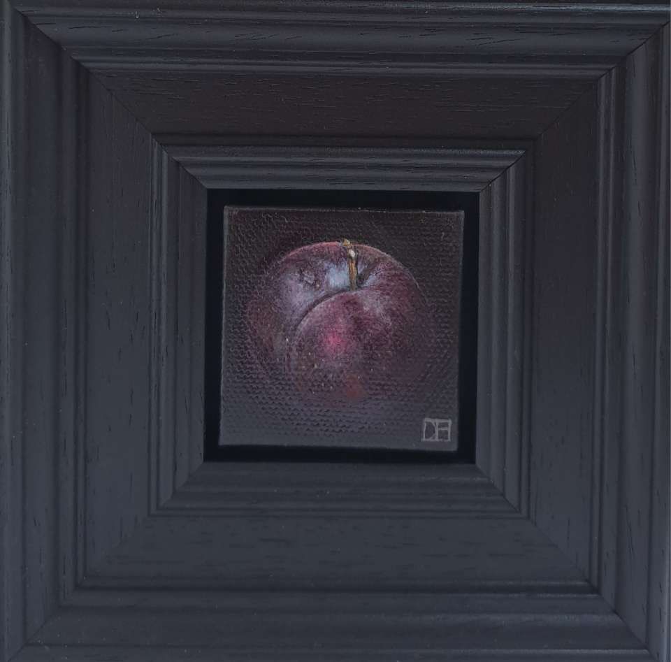 Plum Juicy Pocket Painting 2c  by Dani Humberstone