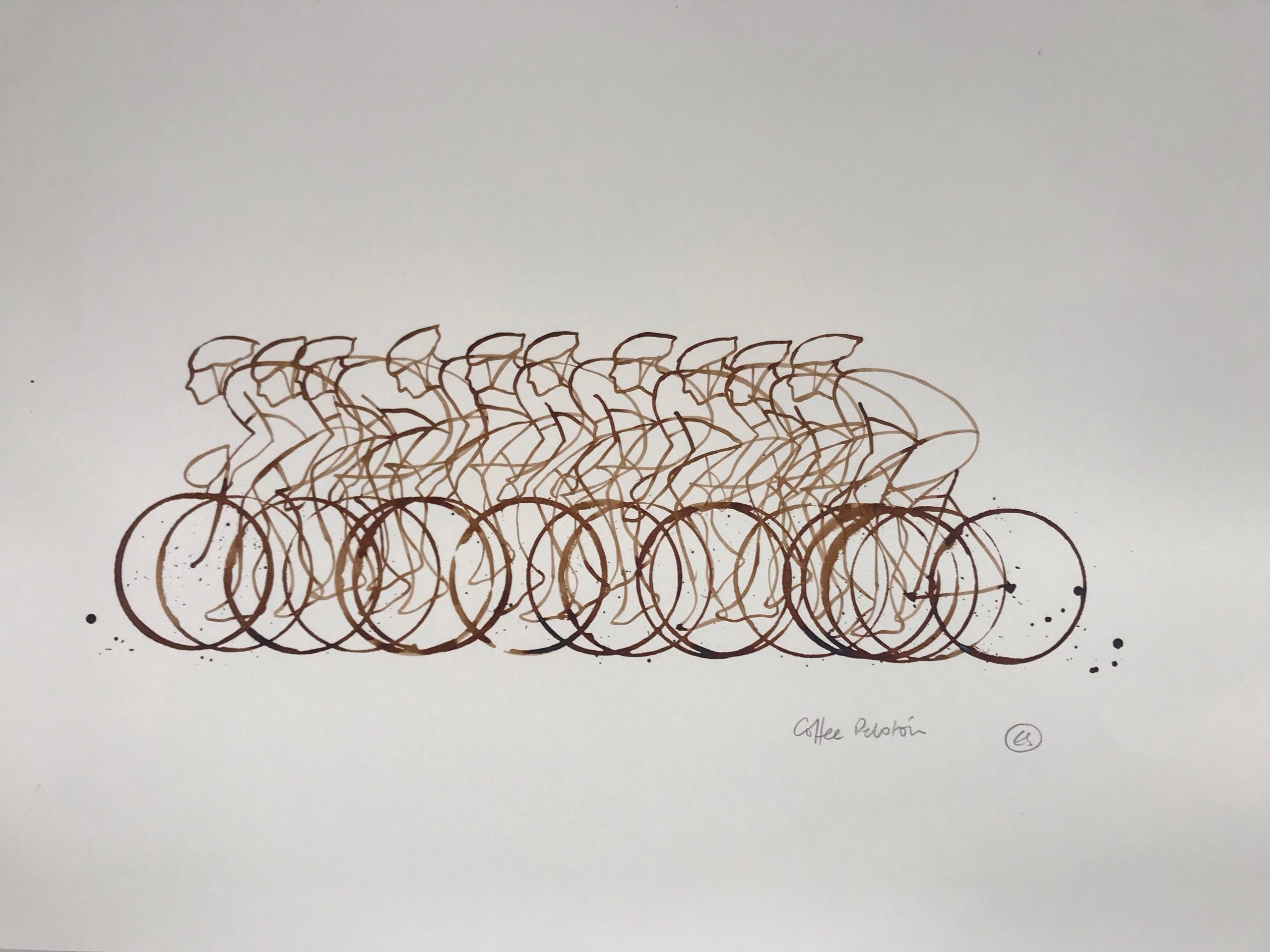 Coffee Peloton XXXIV by Eliza Southwood