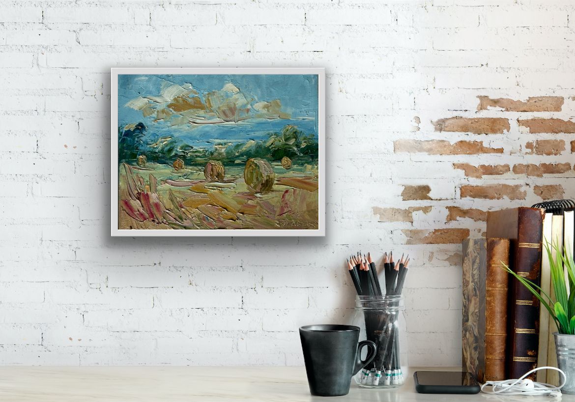 Bibury - big bales I by Rupert Aker - Secondary Image