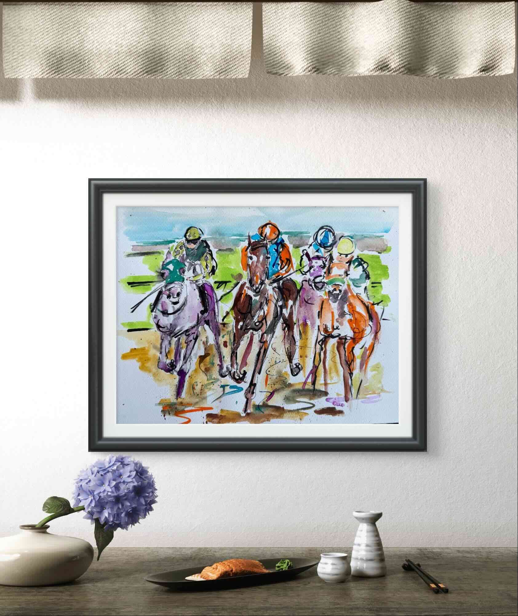 Me First - Horse Racing by Garth Bayley - Secondary Image
