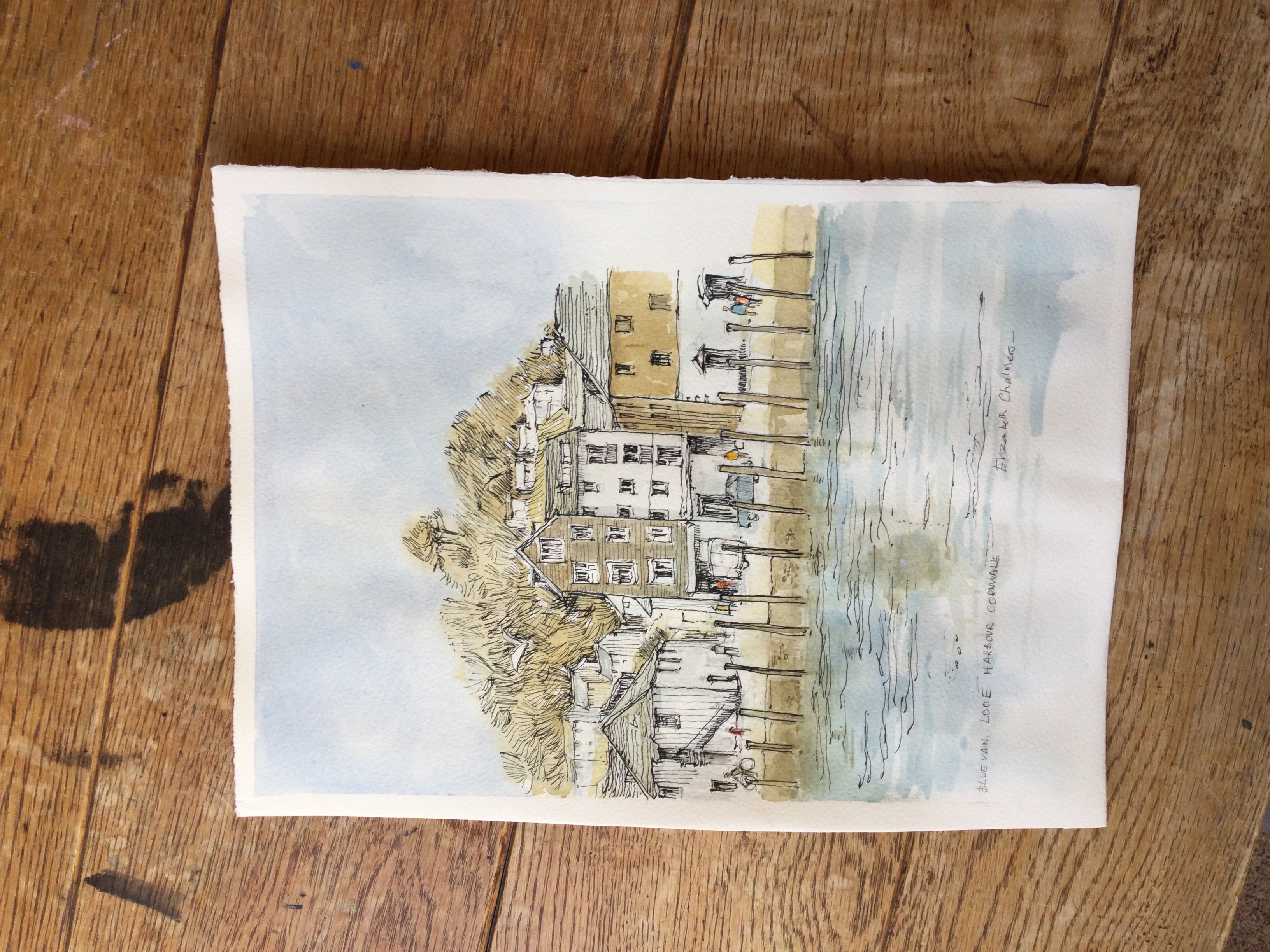 Looe Harbour, Cornwall by Elizabeth Chalmers - Secondary Image