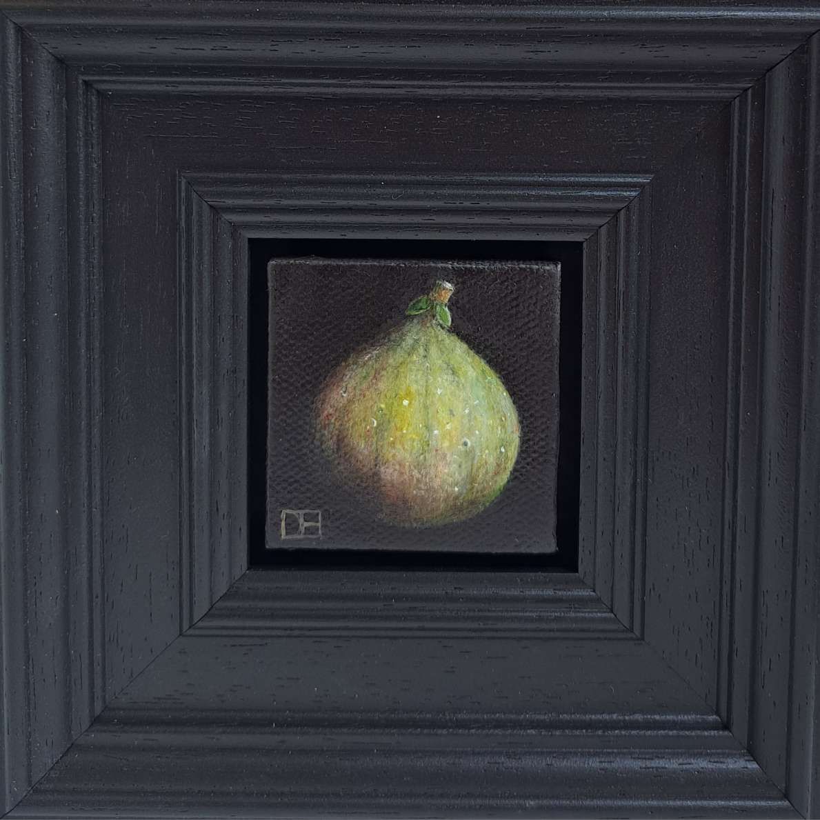 Fig Green Pocket Painting 3c by Dani Humberstone