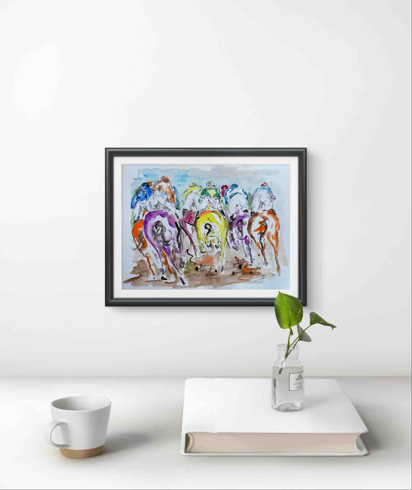 Bobbing Bottoms - Horse Racing by Garth Bayley - Secondary Image