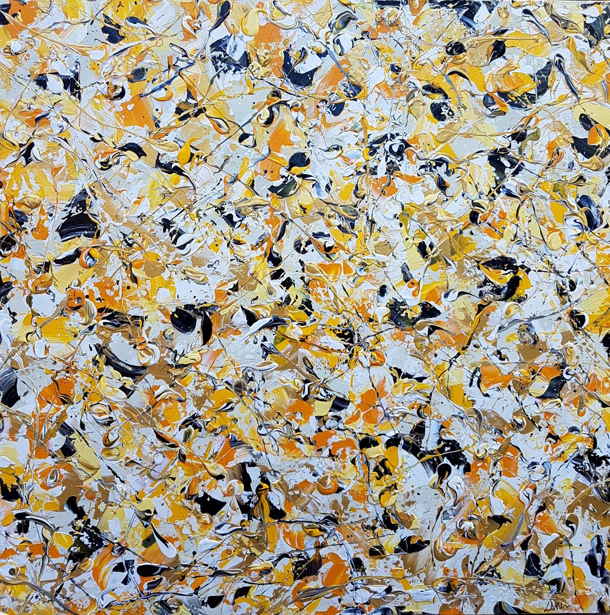 Abstract Synapses - Dance Of The Bumble Bee #3 by Lucy Moore