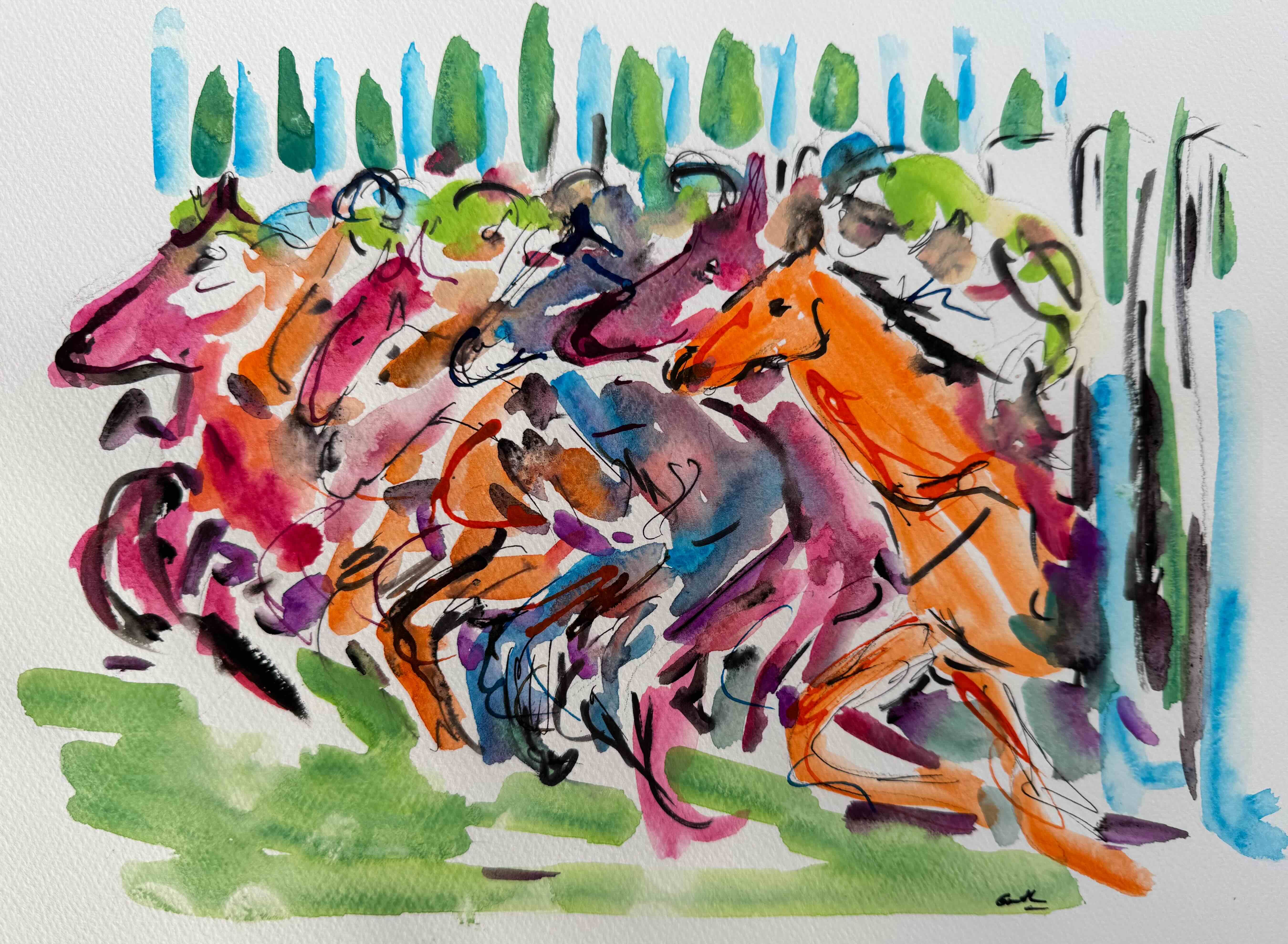  Out of the Gates  by Garth Bayley