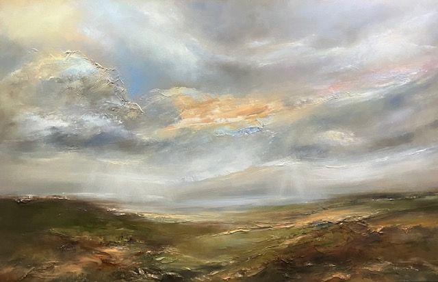 Breakthrough Light Across The Mountain by Helen Howells