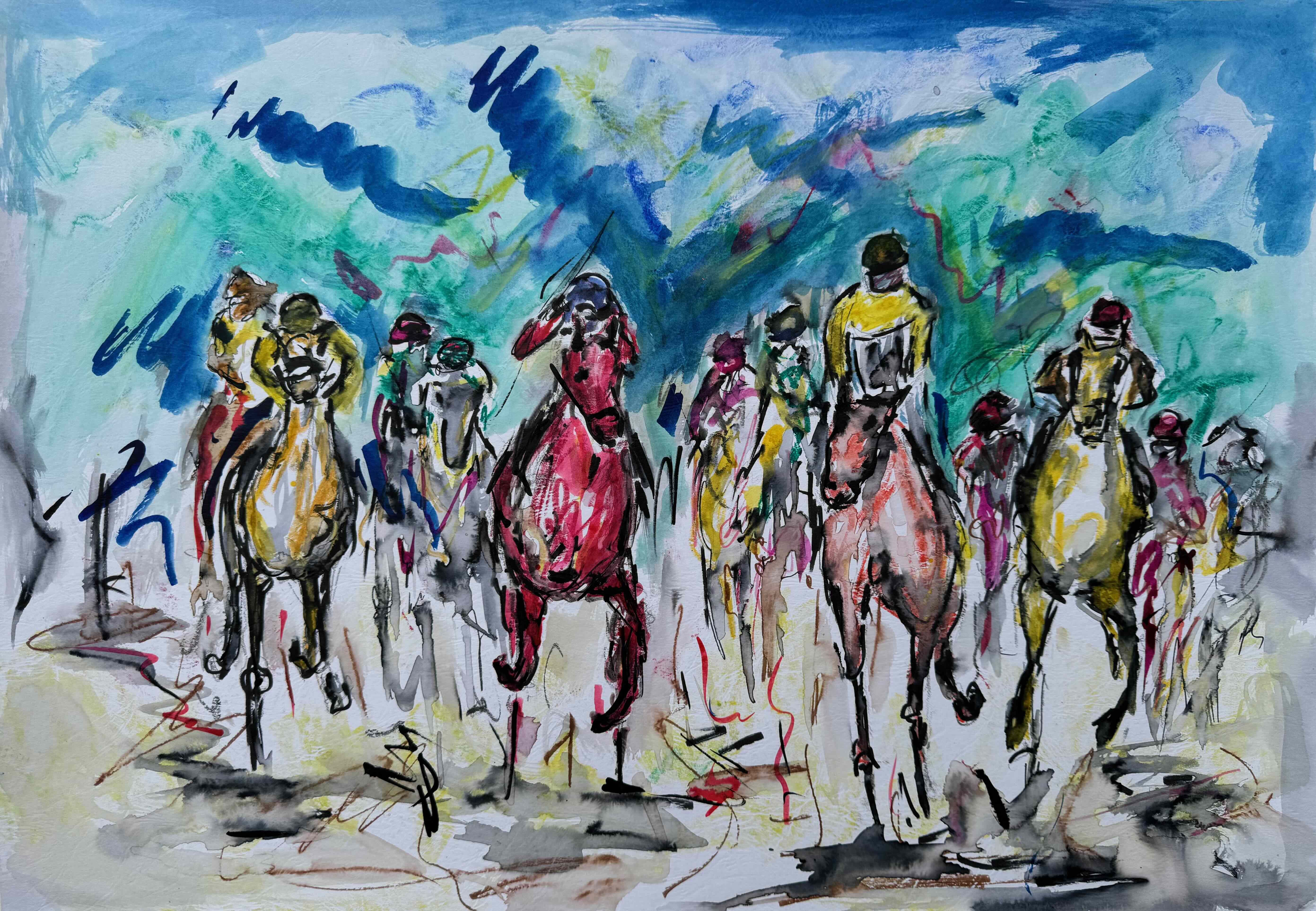 Storm clouds over head by Garth Bayley