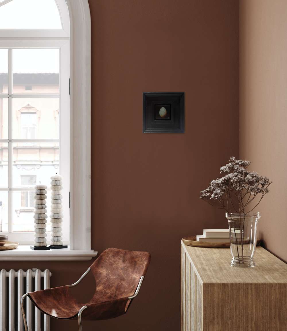 Blackbird's Egg Blue Pocket Painting 5 by Dani Humberstone - Secondary Image