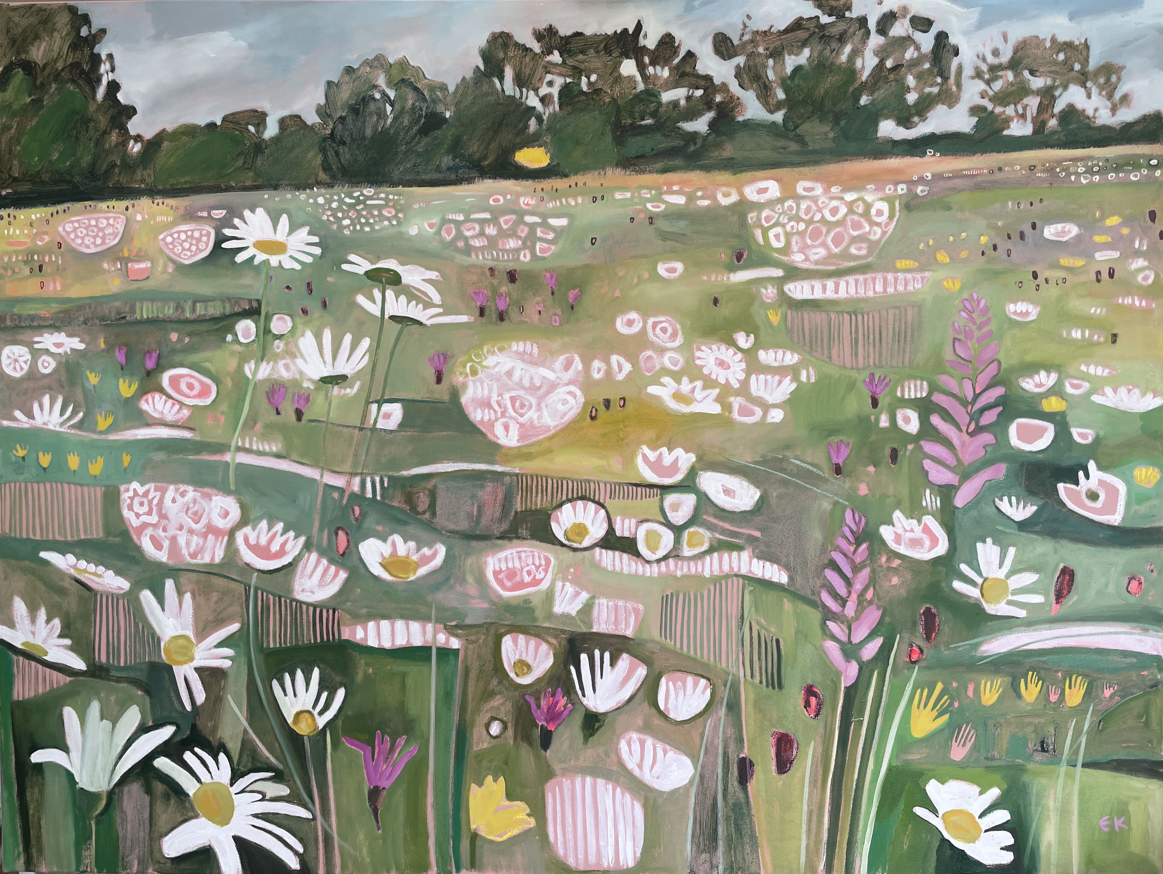 Ryewater Farm in Midsummer by Elaine Kazimierczuk