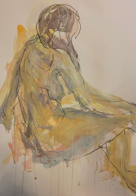 Sophie Seated 2 by Judith Brenner