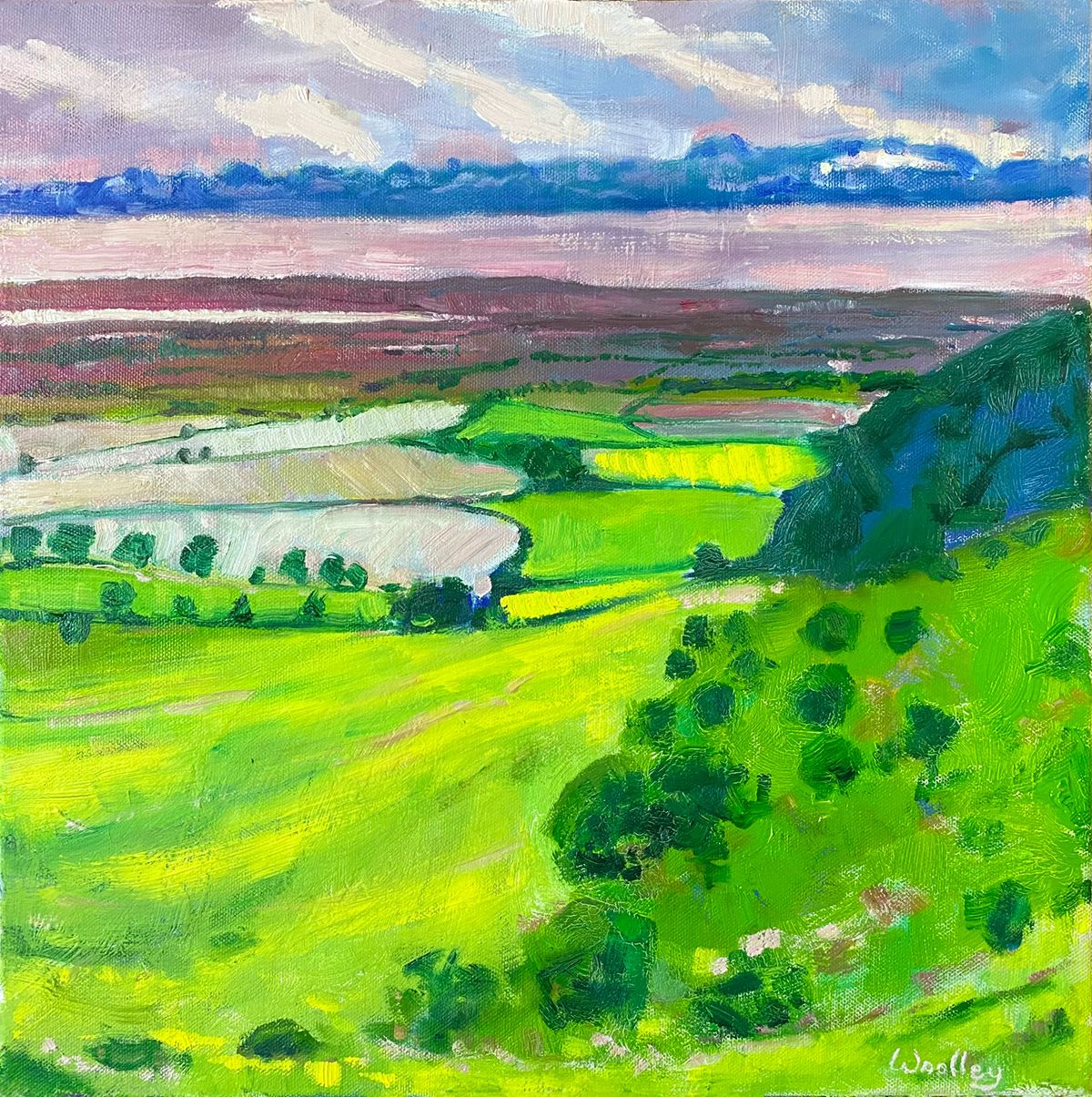 View from Edge of the Severn Vale by Eleanor Woolley