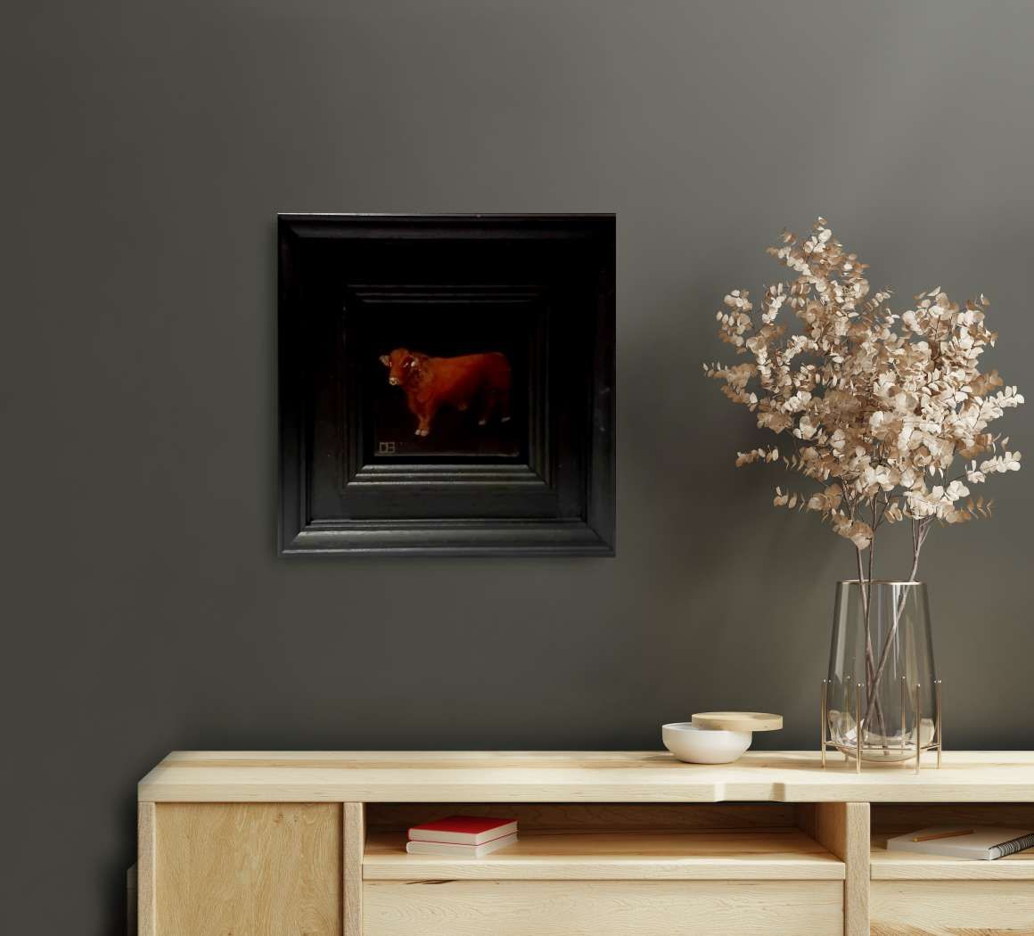 Bull Pocket Painting  by Dani Humberstone - Secondary Image