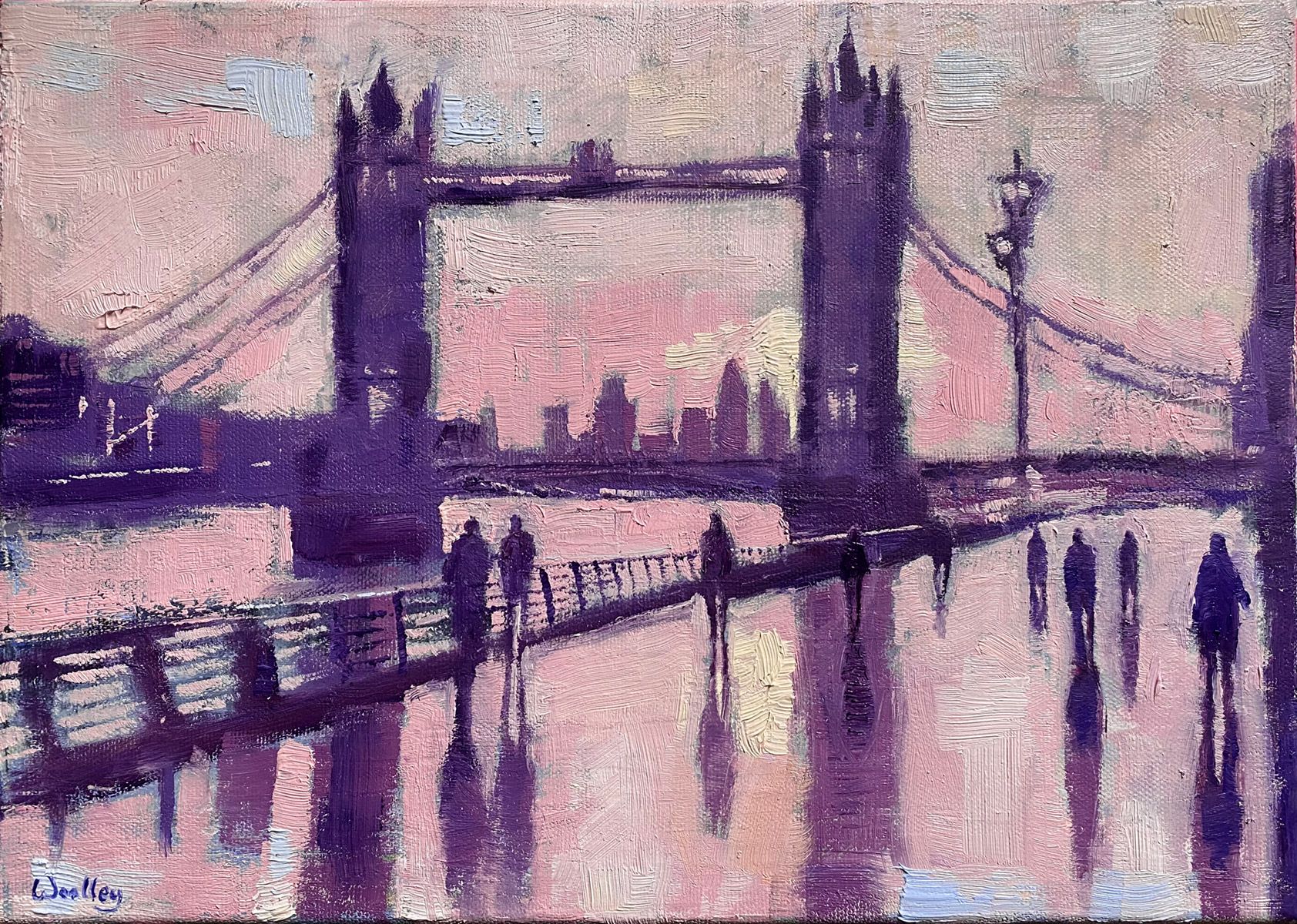 Tower Bridge Shadows by Eleanor Woolley