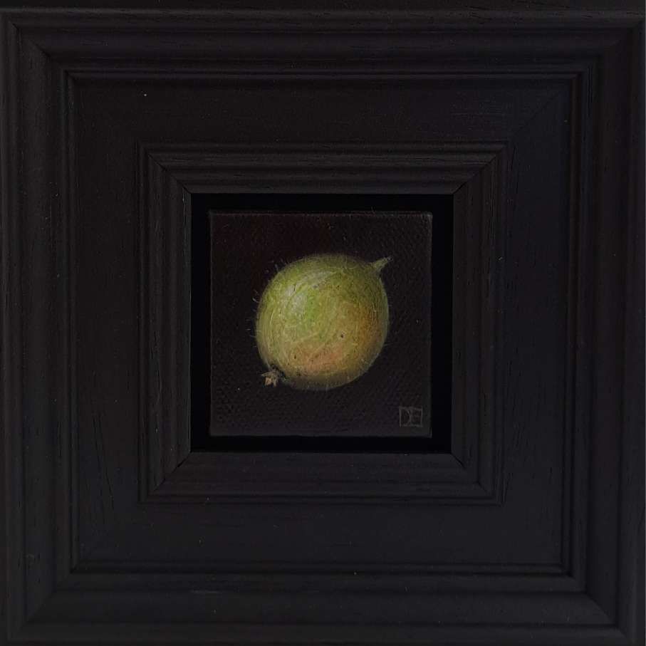 Gooseberry Greeny Yellow Pocket Painting by Dani Humberstone