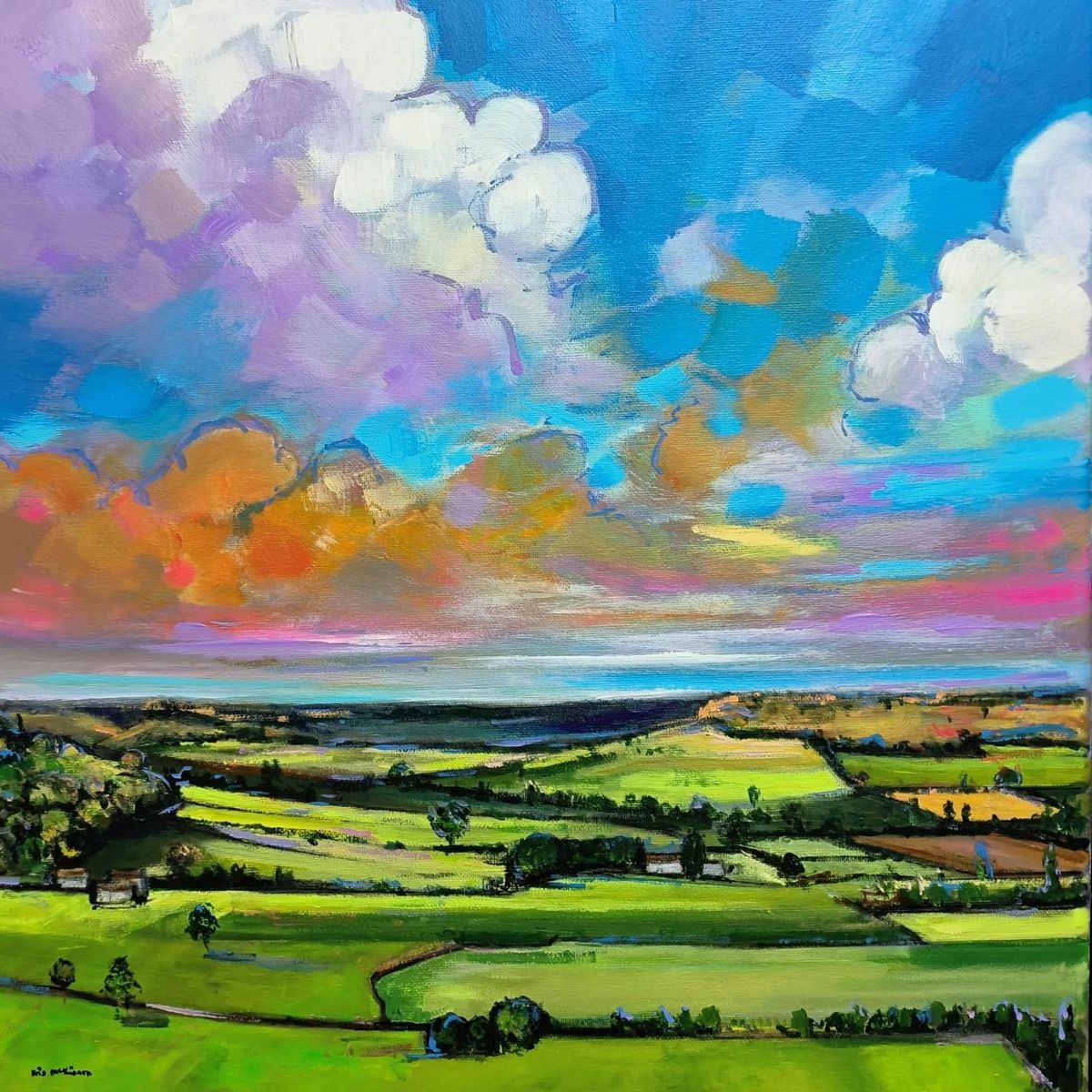 Stow On The Wold Landscape  by Kris McKinnon