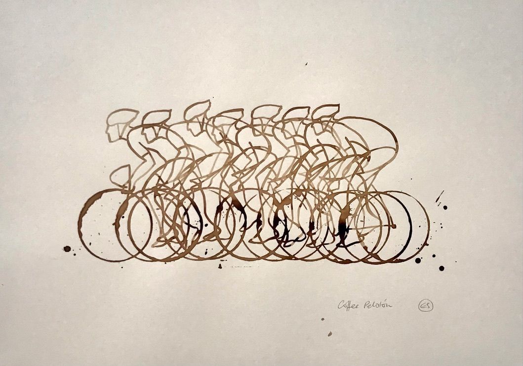 Coffee Peloton VII by Eliza Southwood
