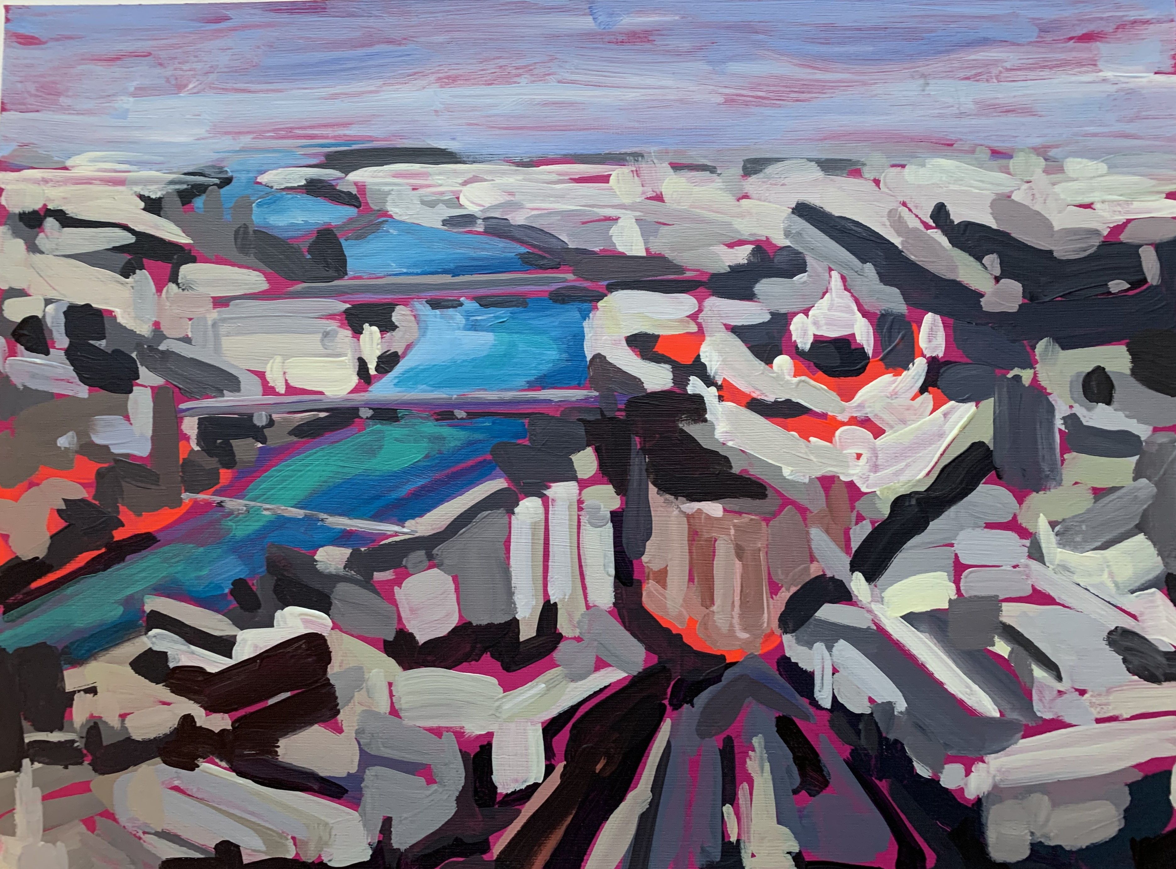 Electric Thames VII by Sarah Adams