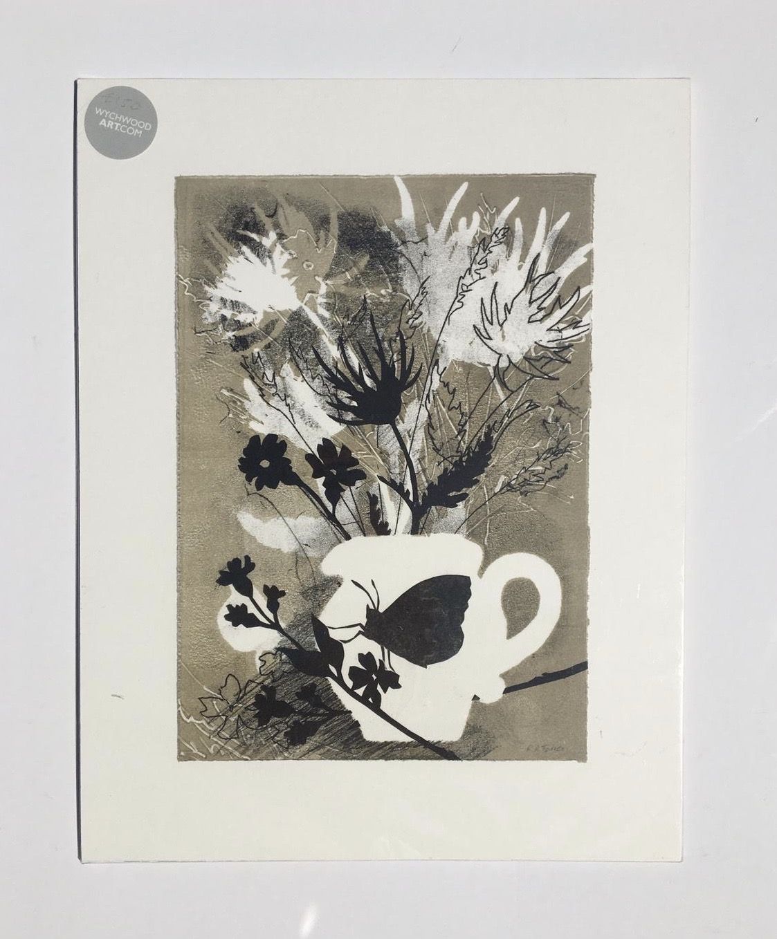 Butterfly on Campion by Rosemary Farrer - Secondary Image