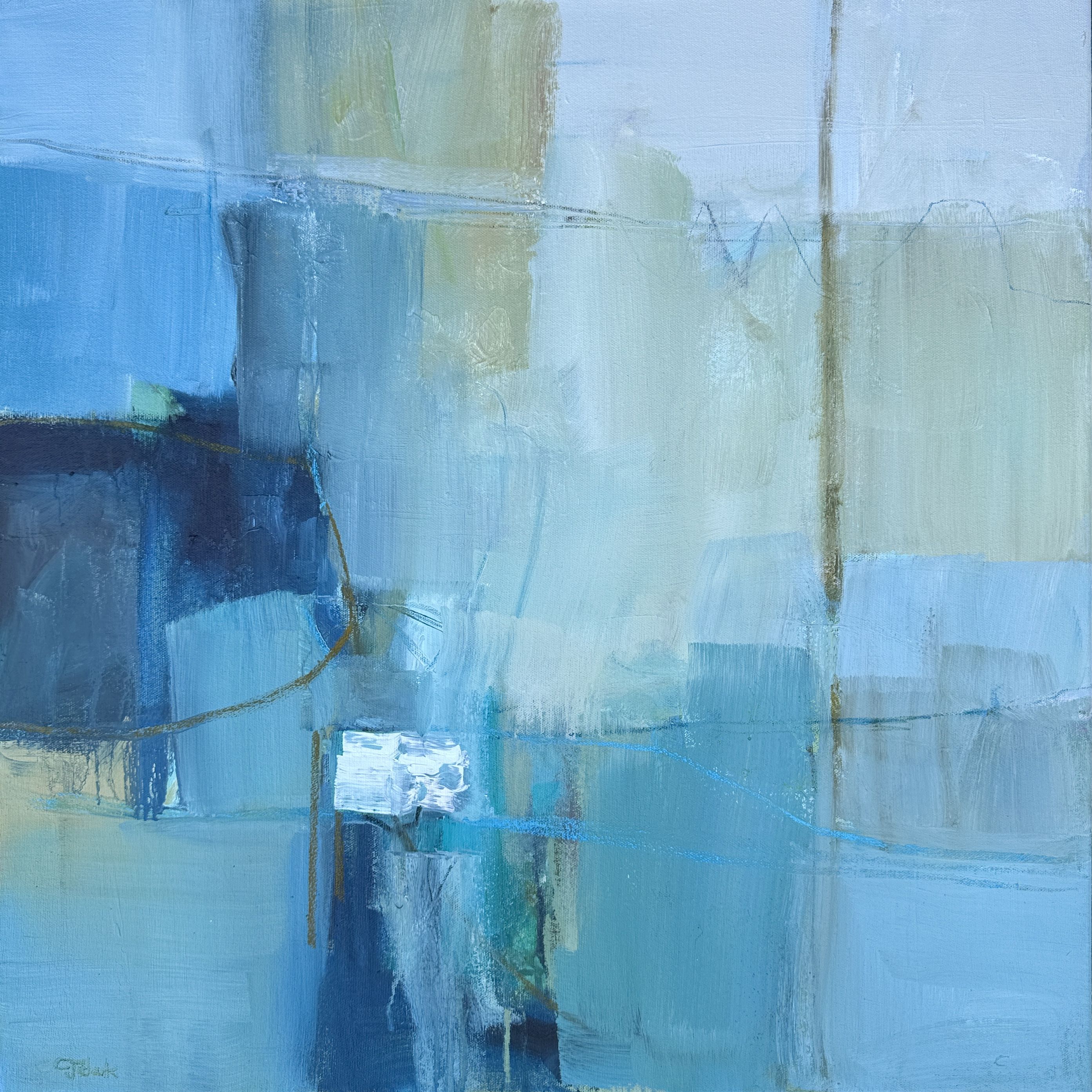 Harbour And Surf by Camilla Clark