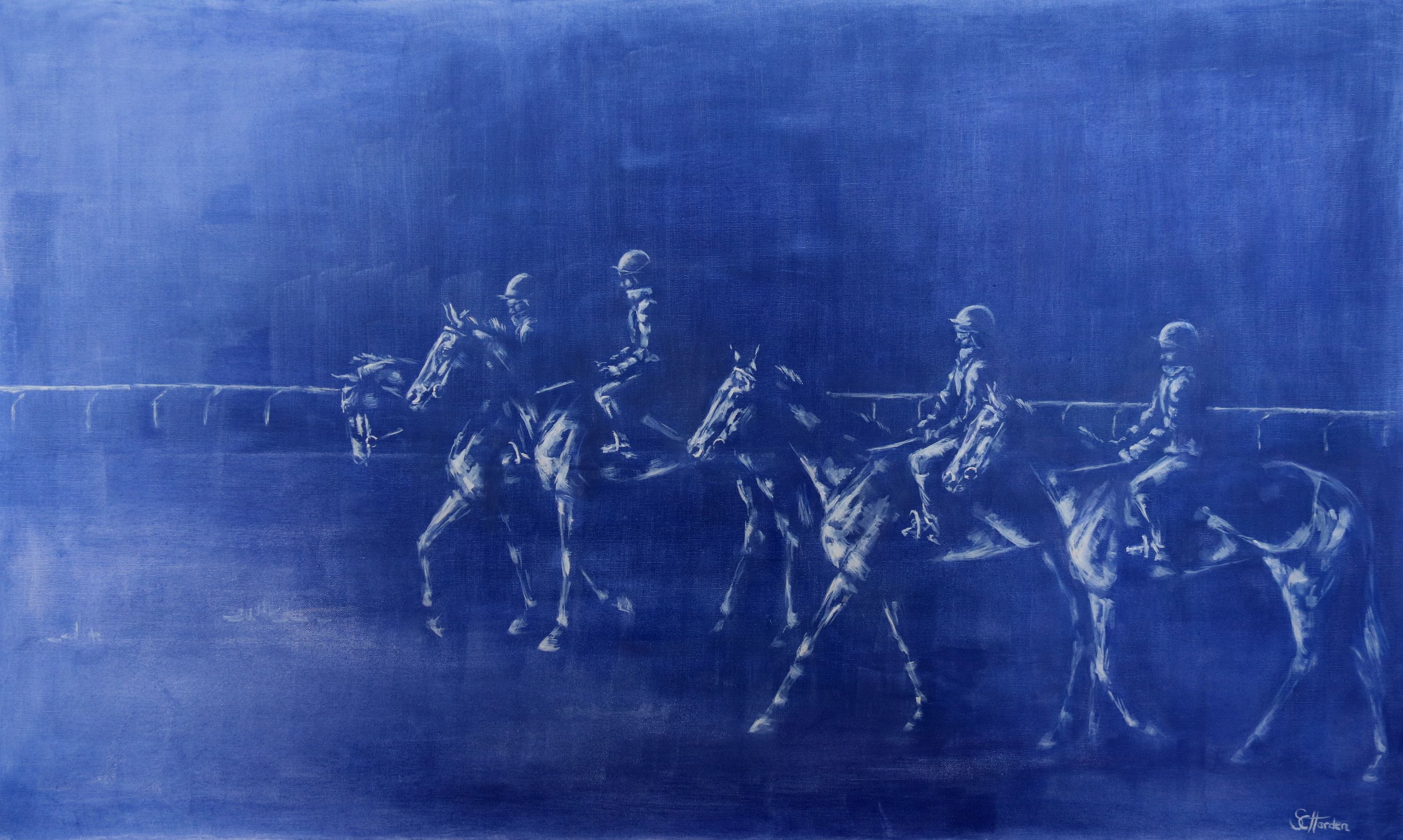 First Lot on Newmarket Heath by Sophie Harden