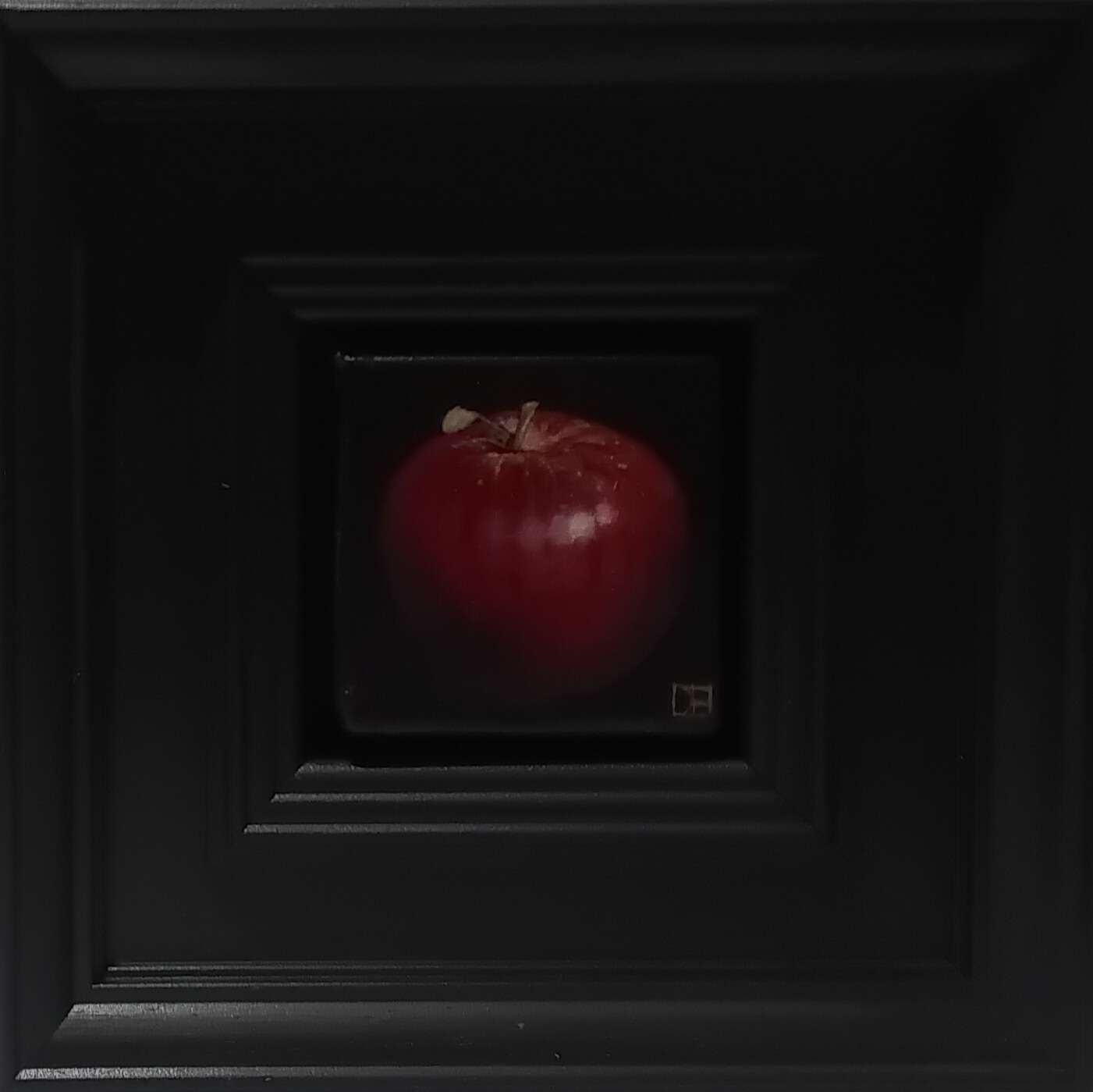 Apple Deep Red Pocket Painting 2c by Dani Humberstone