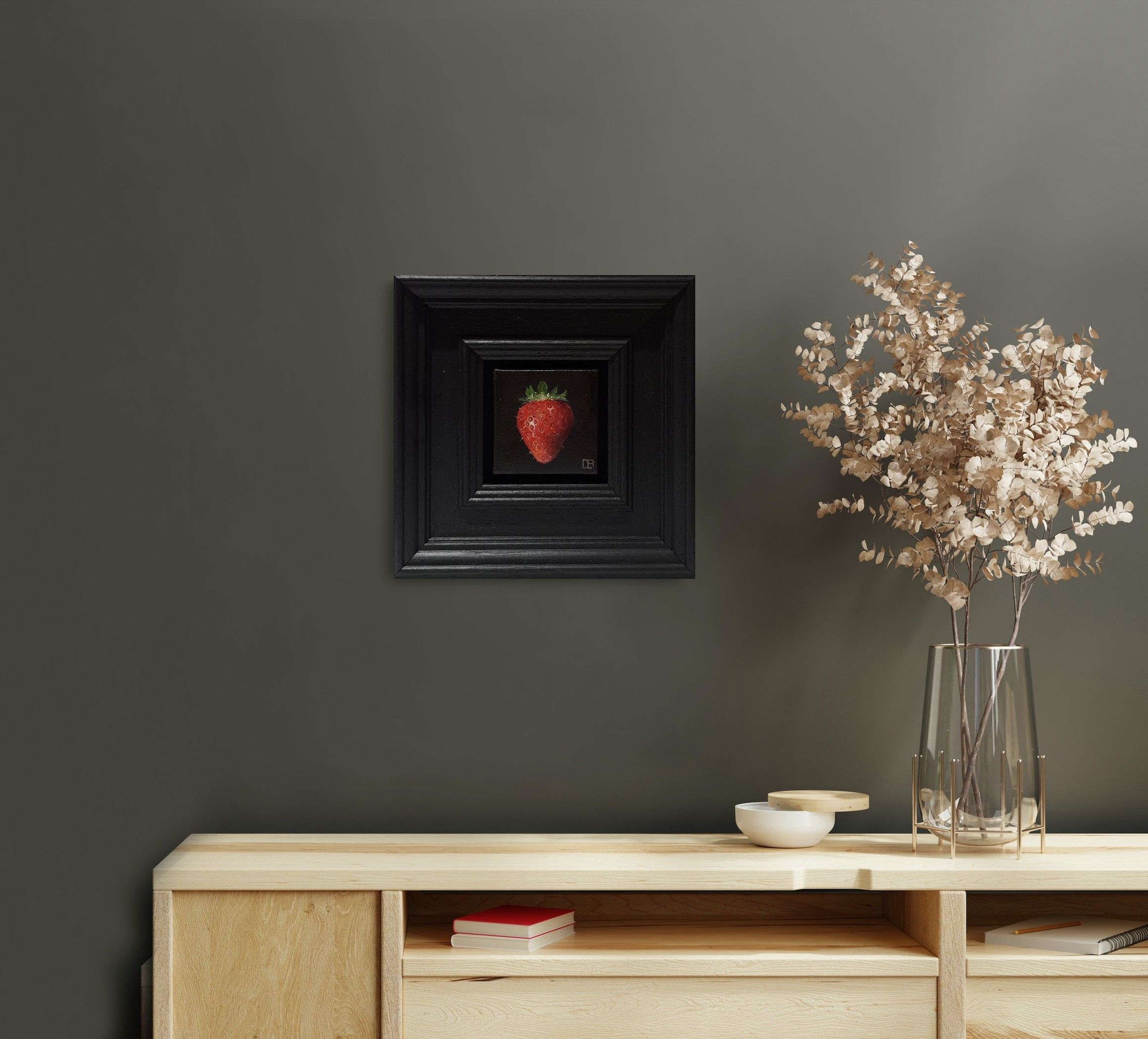 Strawberry Red Pocket Painting  2c by Dani Humberstone - Secondary Image