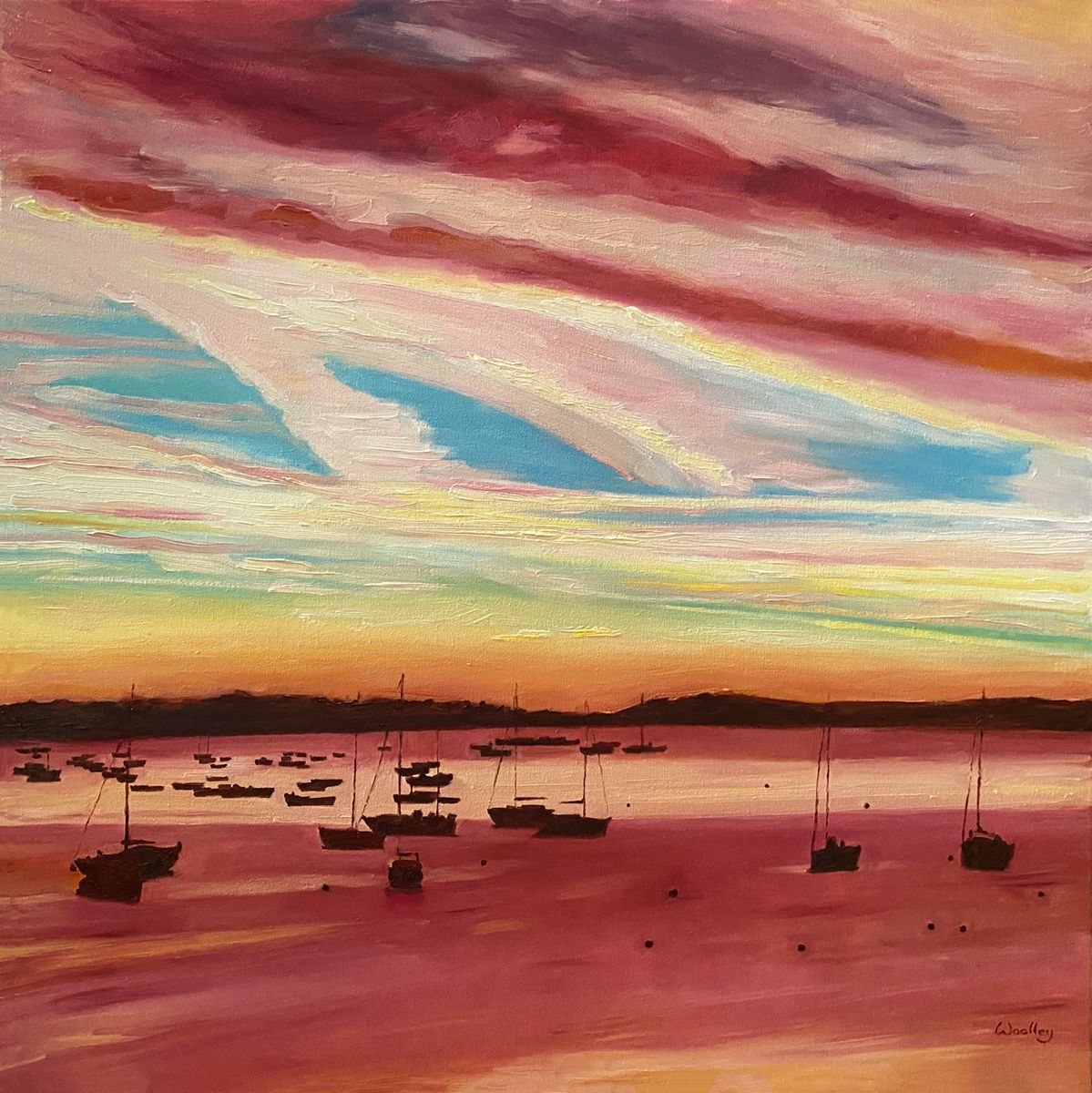 Falmouth Sunset by Eleanor Woolley