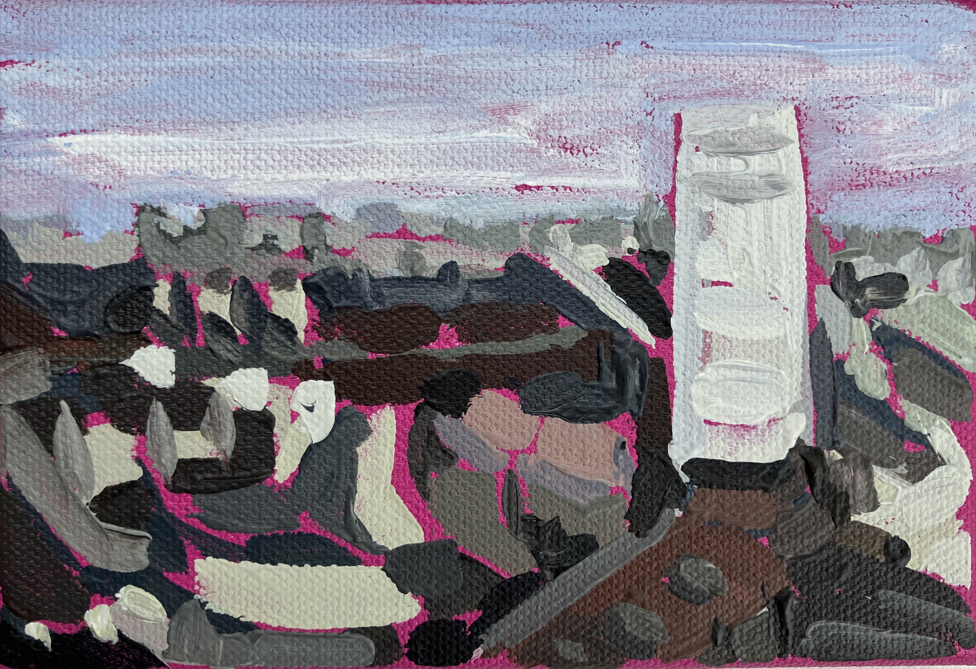 DINKY VIEW FROM BATTERSEA POWER STATION 2 by Sarah Adams