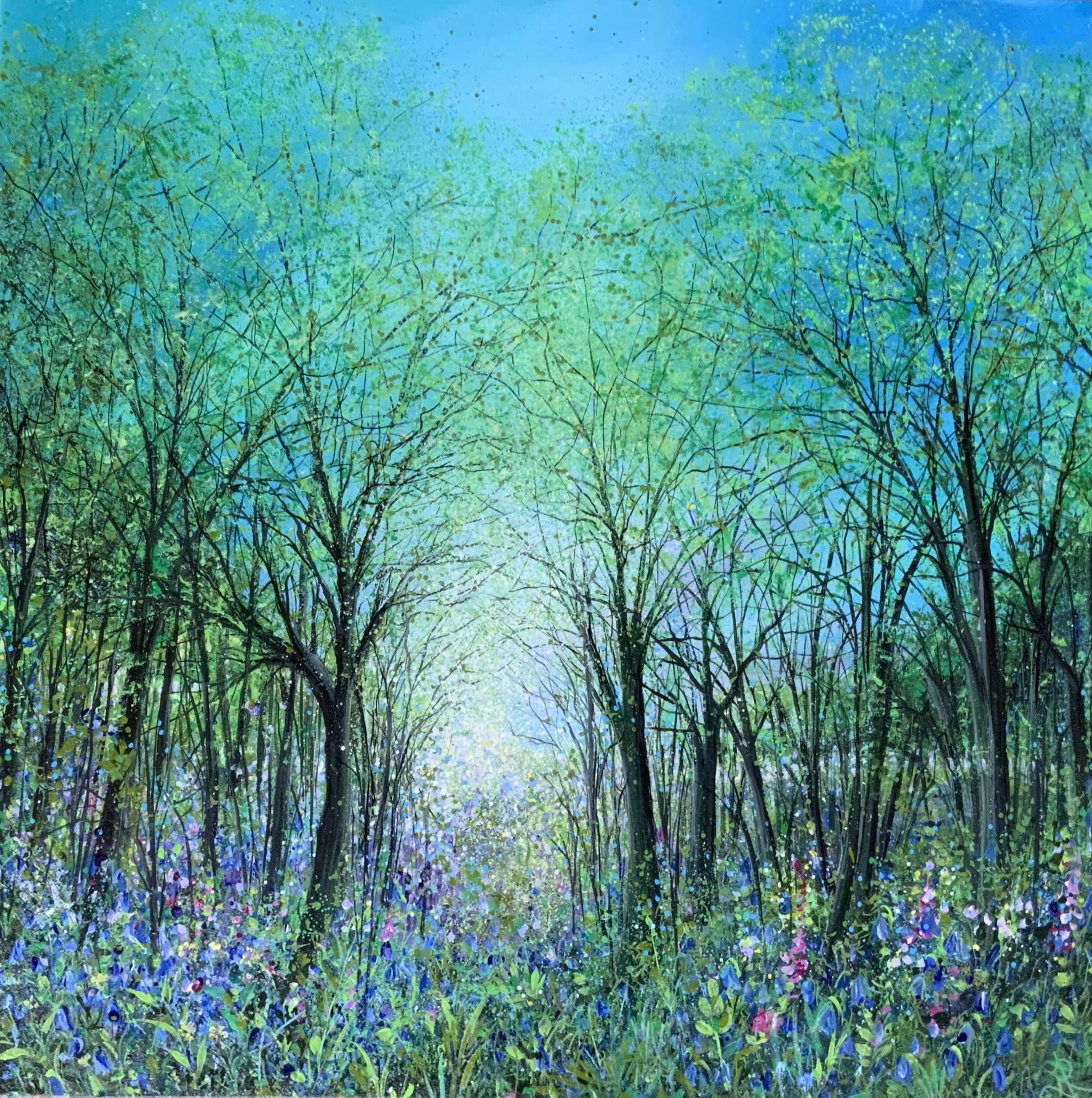 Carr Mill Bluebells by Jan Rogers