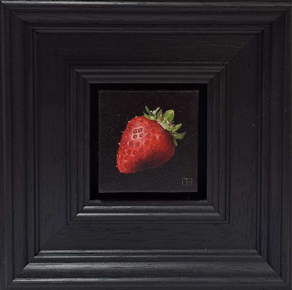 Strawberry Ripe Very Pocket Painting 5c  by Dani Humberstone