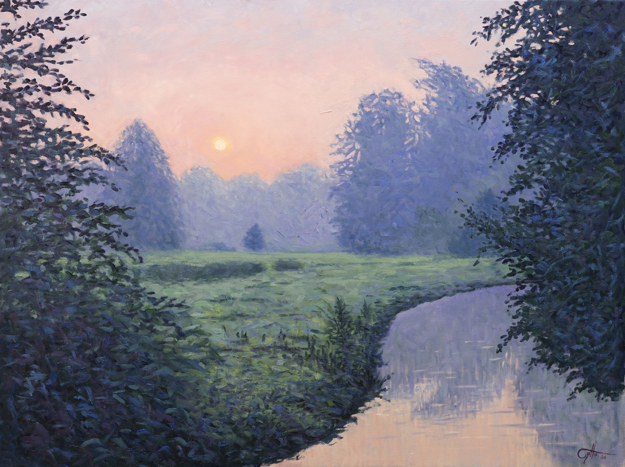 Silence of Summer Serenity by Lee Tiller