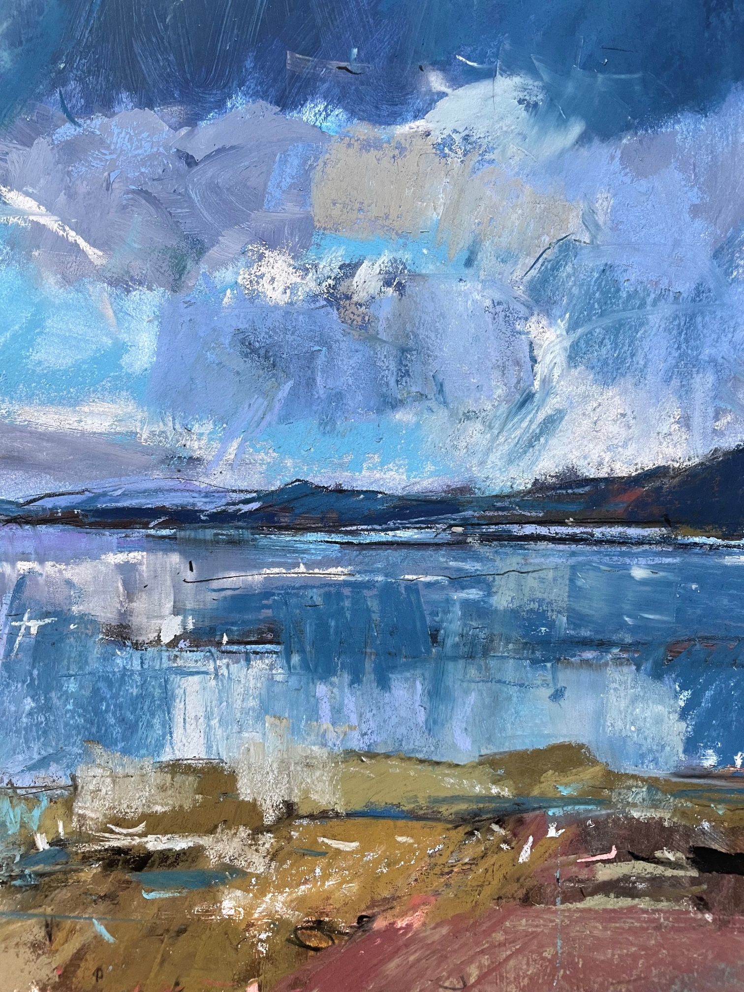 A view over the loch by Natalie Bird
