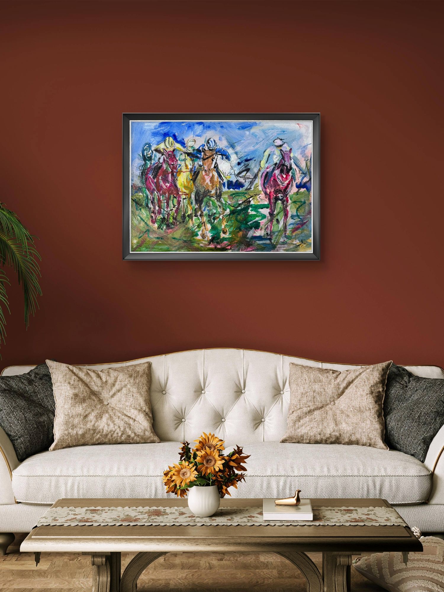  Galloping Spirit - Horse racing by Garth Bayley - Secondary Image