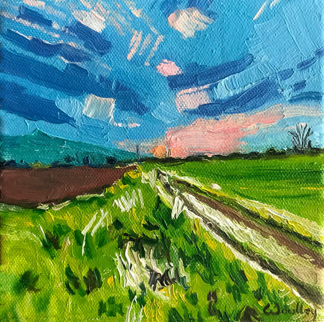 Mayhill Landscape by Eleanor Woolley