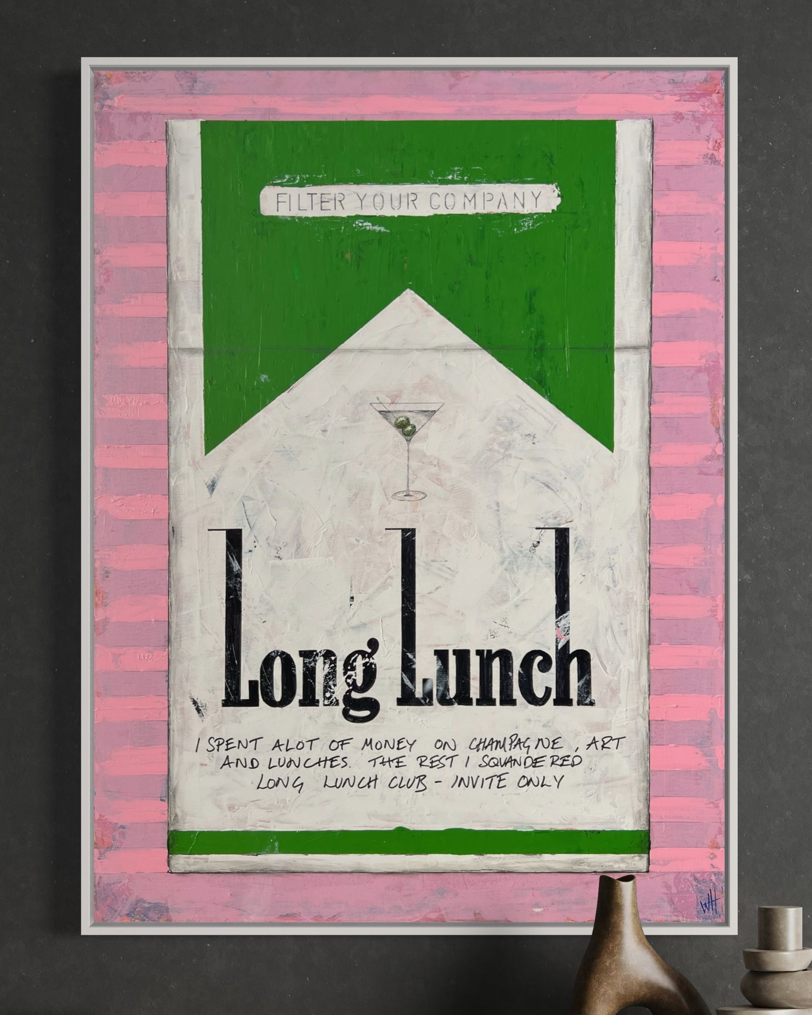 Champagne, art and lunches  by William Richard Hylton