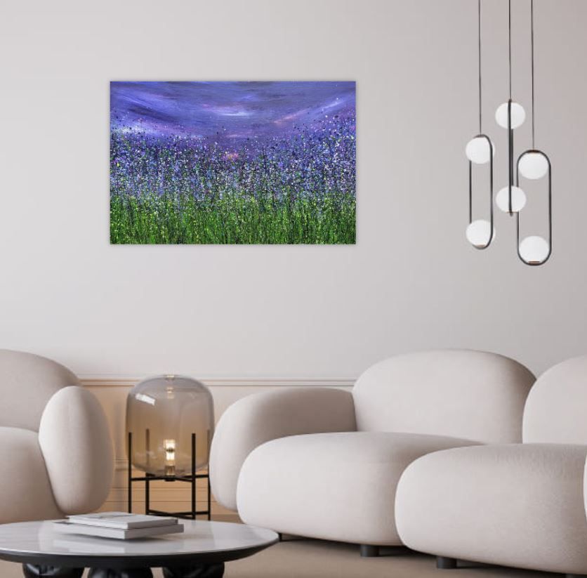 Amethyst Aurora Borealis #2 by Lucy Moore - Secondary Image