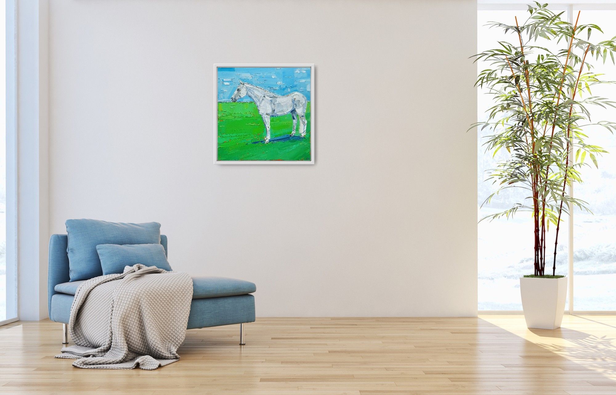 Last Resort' (White Horse) by Georgie Dowling - Secondary Image