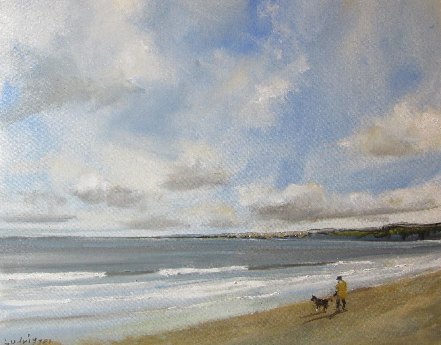 Filey Bay, March 19 by Malcom Ludvigsen