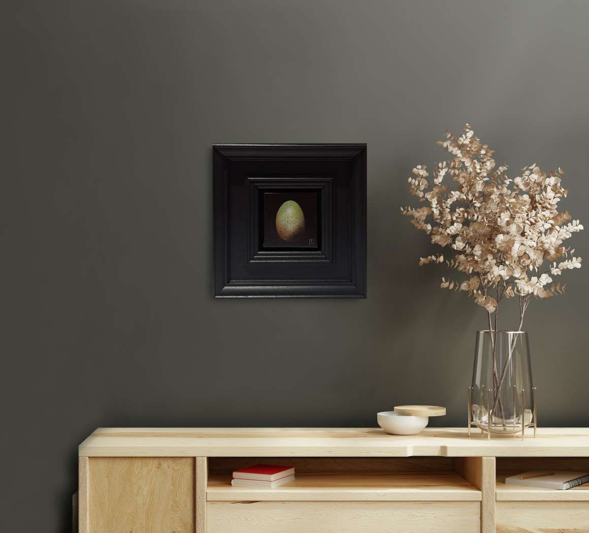 Blackbird's Egg Greenish Pocket Painting  by Dani Humberstone - Secondary Image