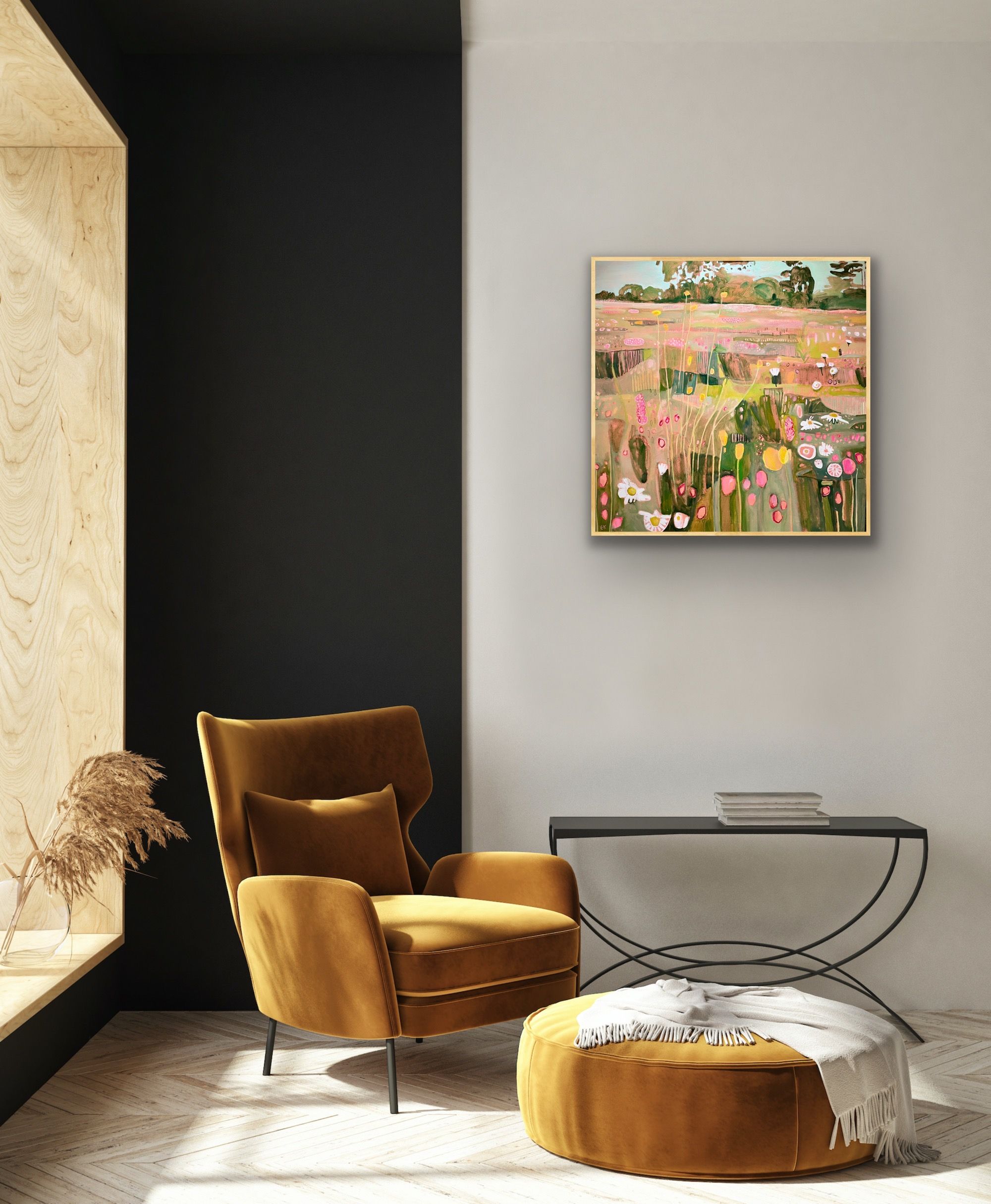 Ryewater diptych in Golden Evening Sun left panel by Elaine Kazimierczuk - Secondary Image