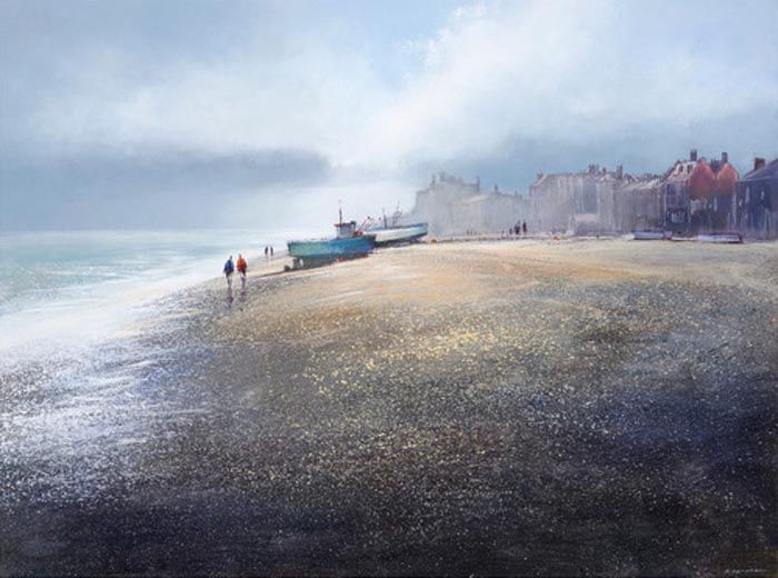 The Beach Aldeburgh (Small) by Michael Sanders