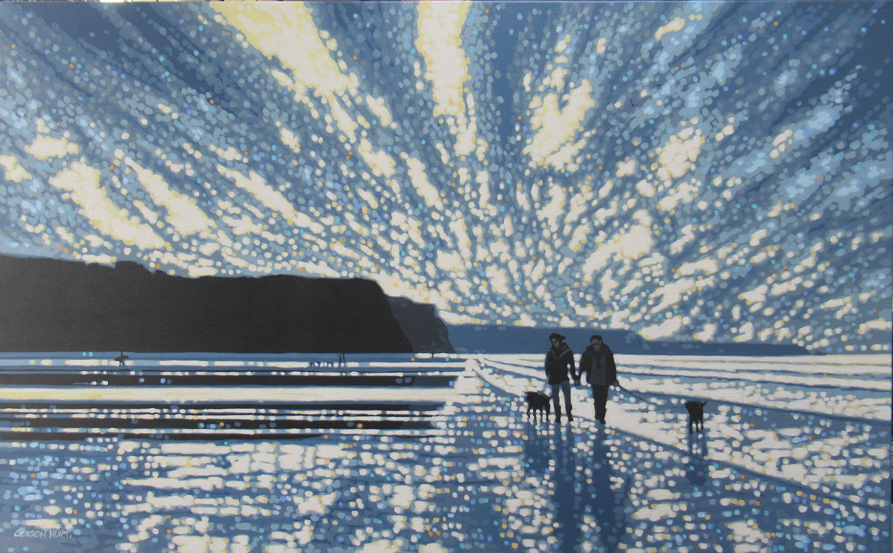 Bright and breezy beach walk - Watergate Bay, Cornwall by Gordon Hunt