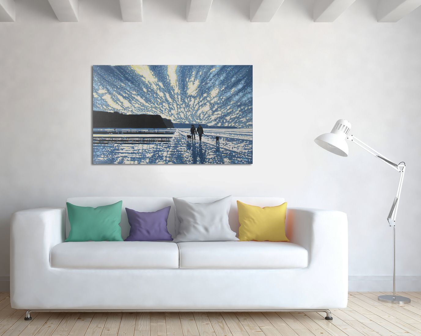Bright and breezy beach walk - Watergate Bay, Cornwall by Gordon Hunt - Secondary Image