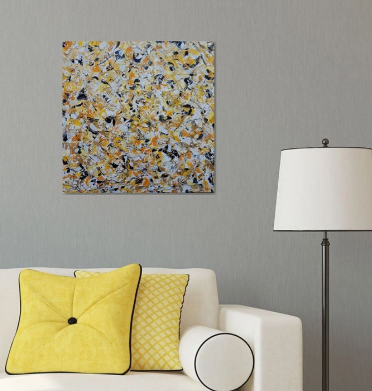 Abstract Synapses - Dance Of The Bumble Bee #3 by Lucy Moore - Secondary Image