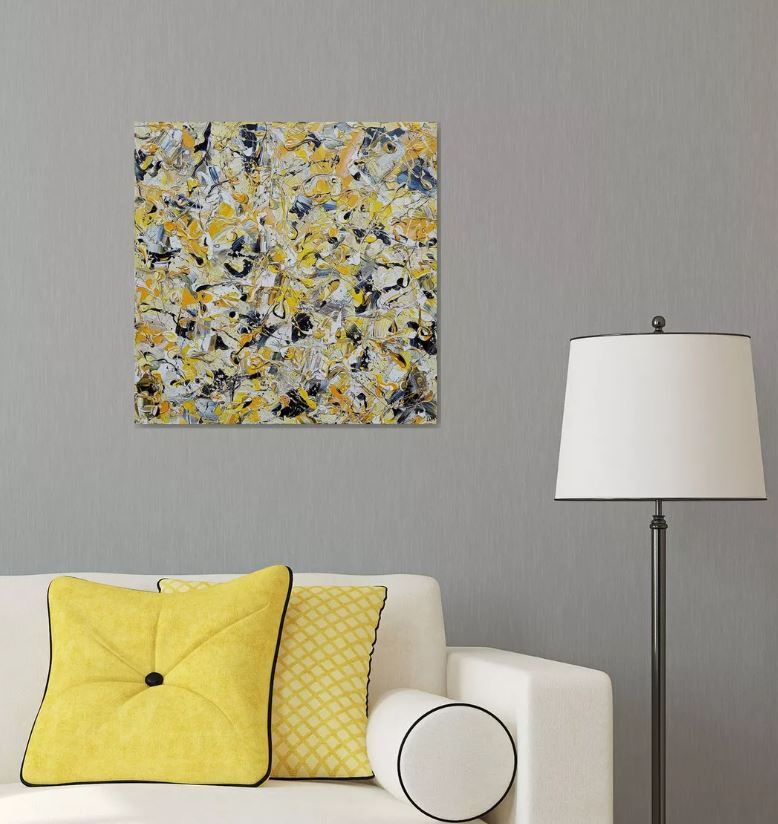 Abstract Synapses - Dance Of The Bumble Bee #5 by Lucy Moore - Secondary Image