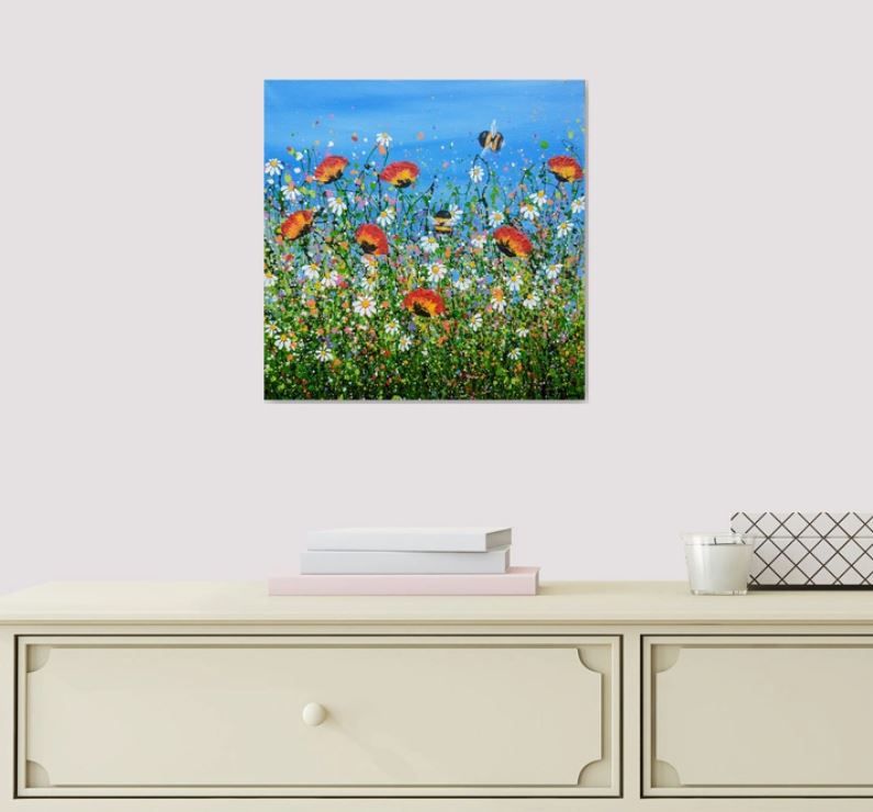 Bumble Bees & Tulips by Lucy Moore - Secondary Image