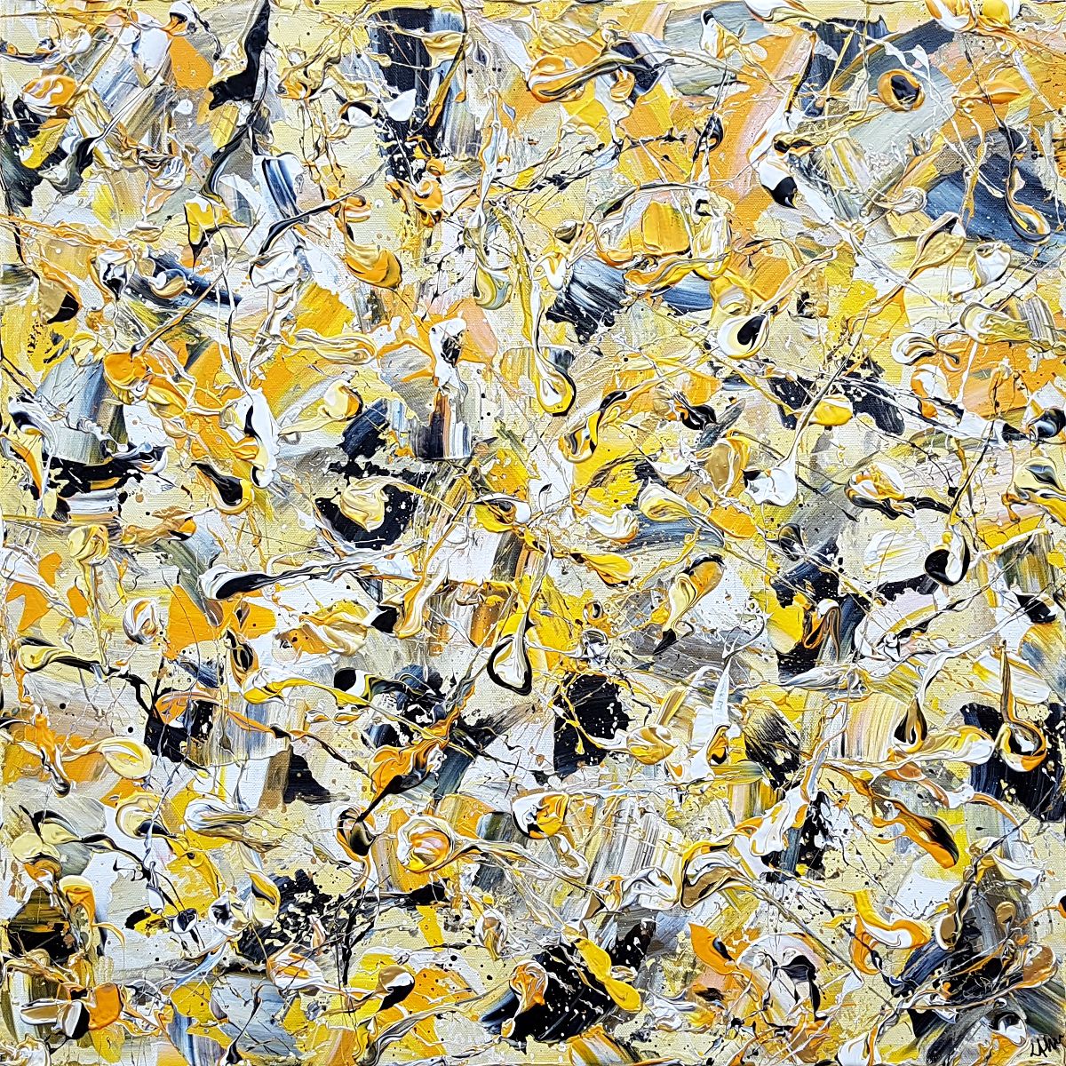 Abstract Synapses - Dance Of The Bumble Bee #5 by Lucy Moore